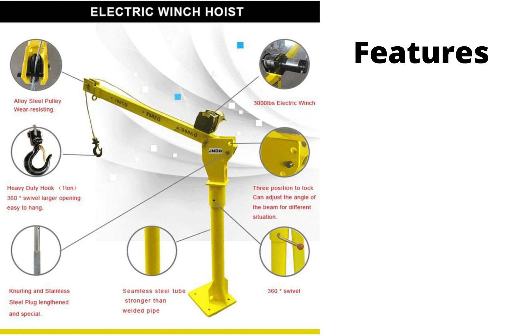 Winch Jib Crane TRAILER MALAYSIA